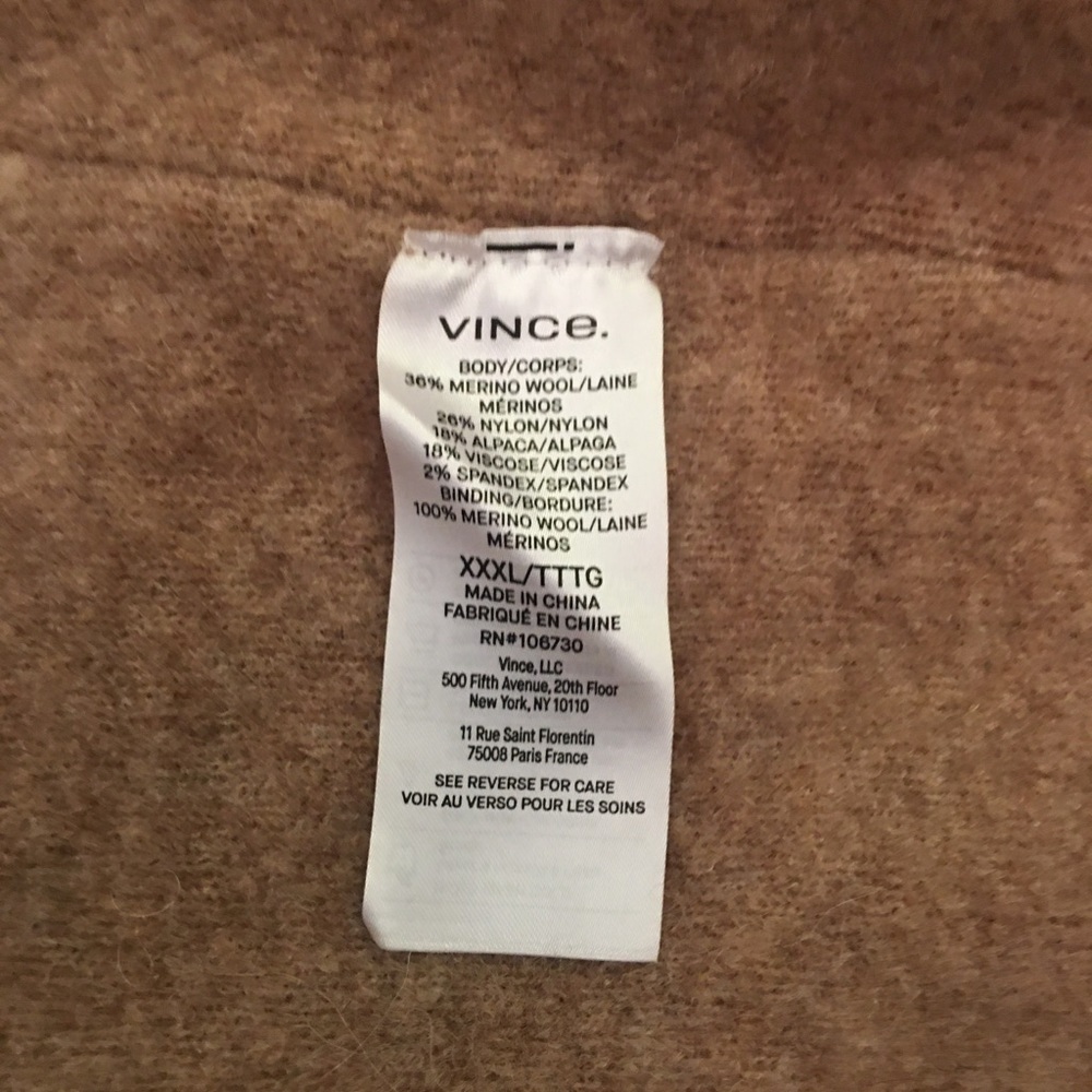Brand new with tags Vince camel coat merino wool - Picture 7 of 9